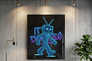 Retro TV Head Robot Walking, a Shirt Mockup by Vector Stall (Thumbnail 11 of 14)