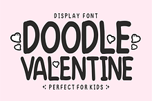Doodle Valentine - Cute Kids Font