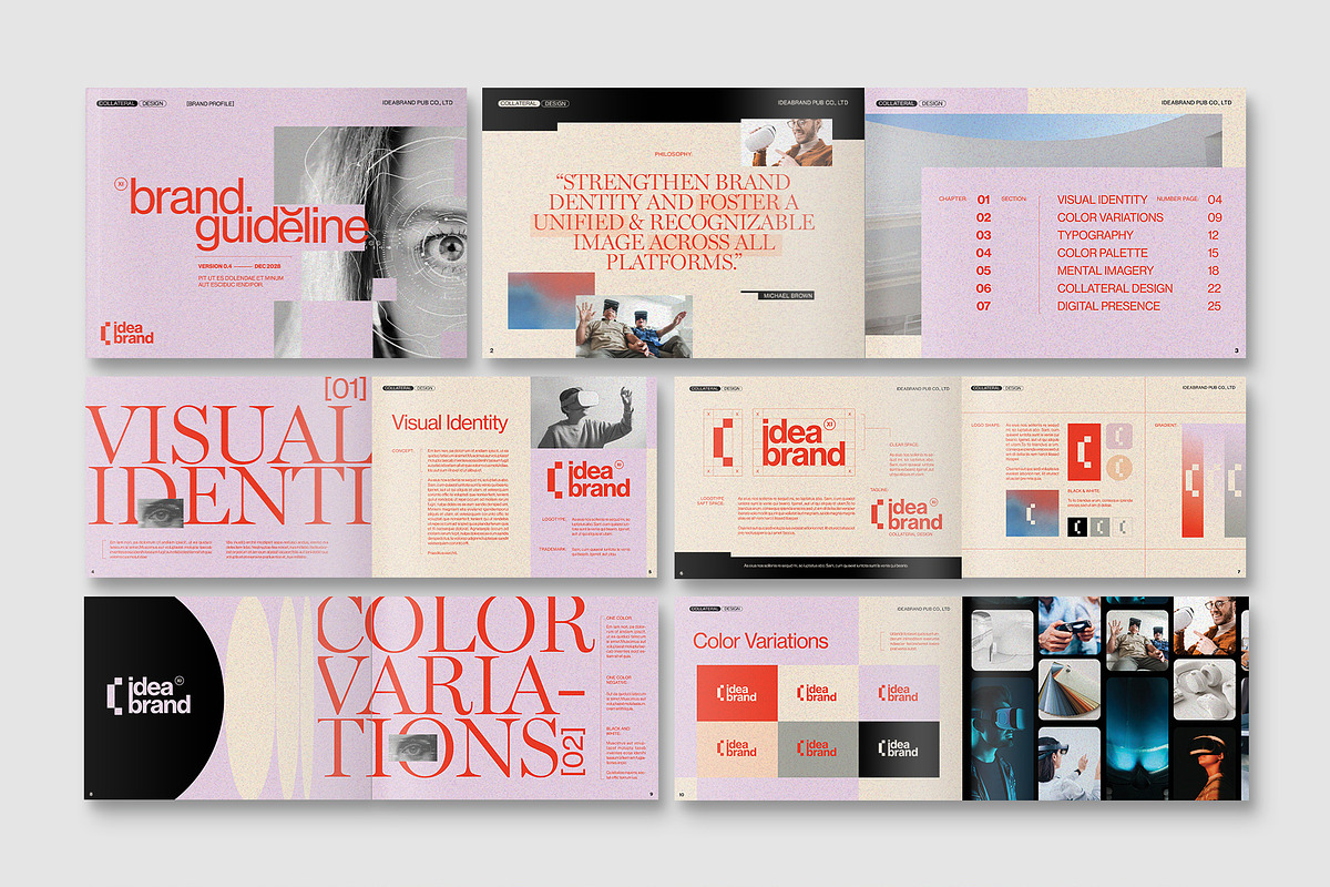 Brand Guideline Magazine Template, a Magazine Template by BrandPacks (Photo 4 of 4)