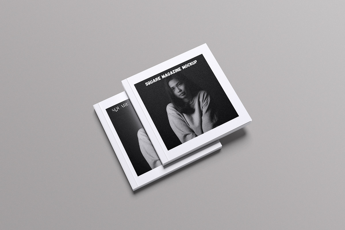 High-Quality Square Book Mockup, a Books & Magazine Mockup by swsi-studio (Photo 7 of 7)