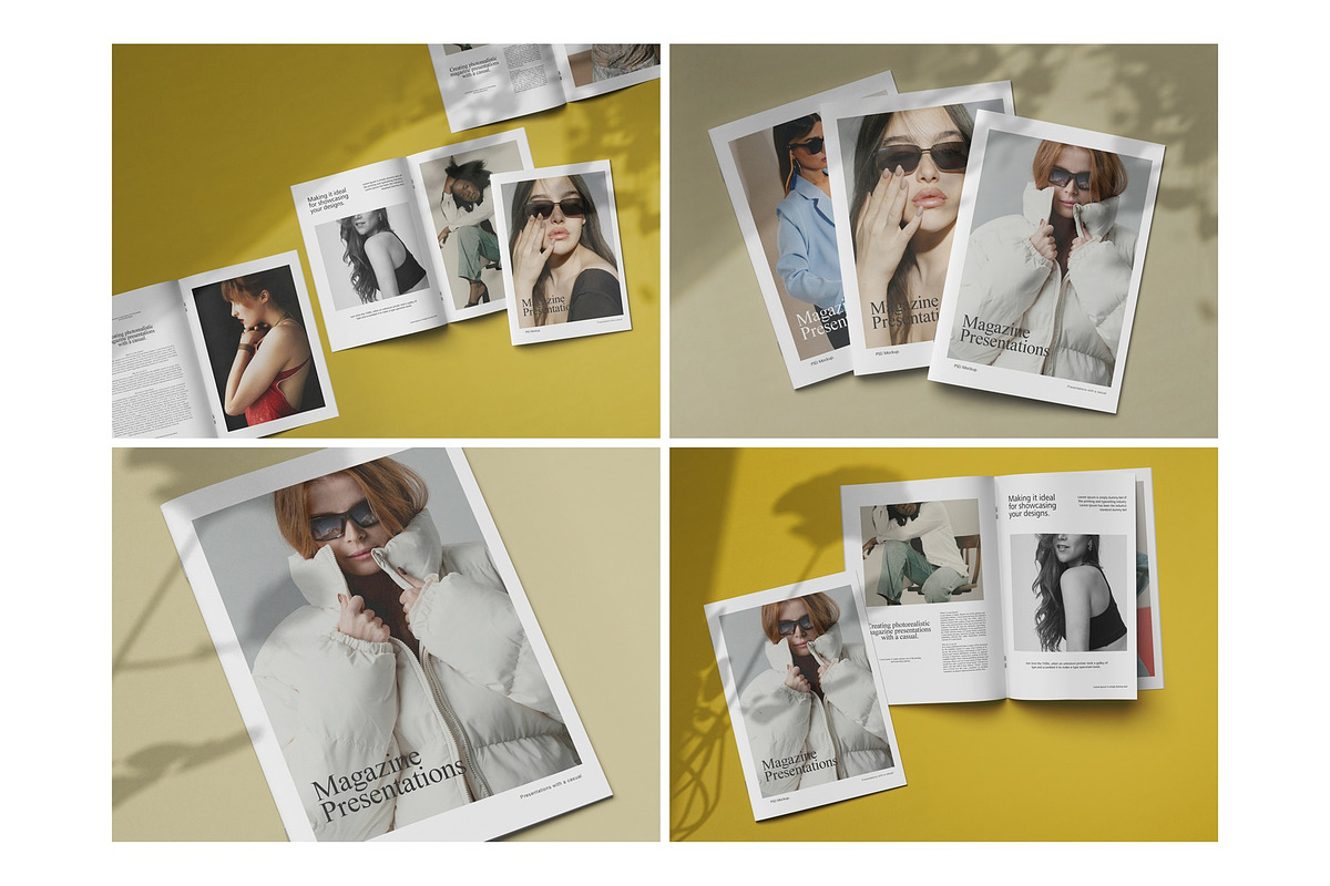 Magazine - A4 Brochure Mockups, a Books & Magazine Mockup by Tahtagraphic (Photo 5 of 12)
