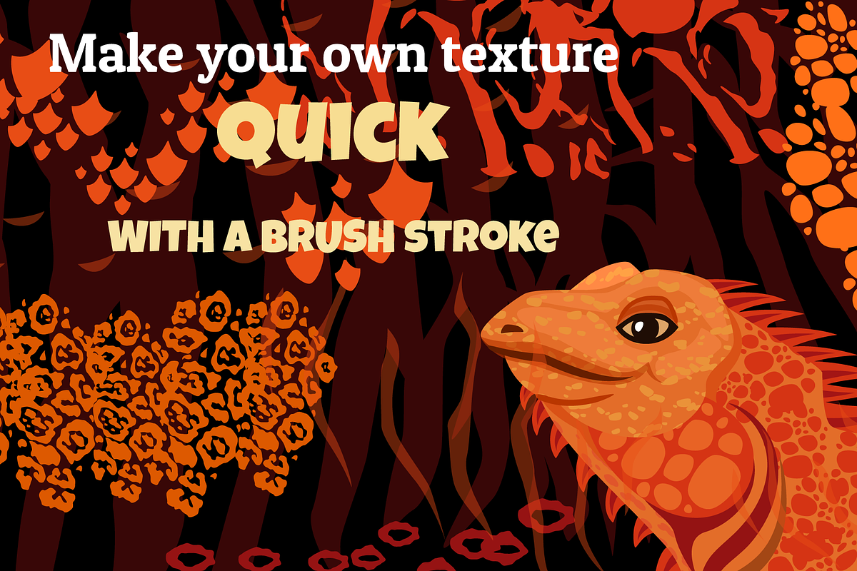 Animalistic Pack AI vector brushes preview 2