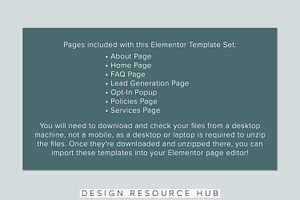 Elementor Add-On Page Pack Forest