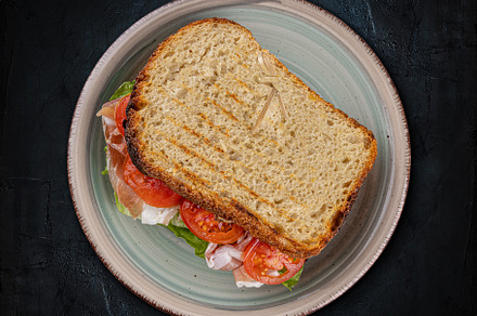 Delicious grilled sandwich, a Photo by Grafvision photography