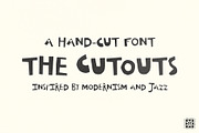 The Cutouts - Collage Display Font, a Handwritten Font by Madeline ODonoghue Design (Thumbnail 2 of 9)