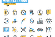 Medical icons, an Outline Icon by PureSolution (Thumbnail 2 of 2)