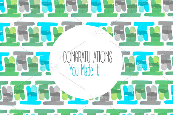 Congratulations Card Patterns preview 4