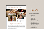 Photography What to Wear Guide Canva, a Templates & Theme by Sweet Little Muse (Thumbnail 2 of 5)