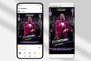 Thursday Night Club Instagram (PSD), a Social Media Template by studioflyers.com