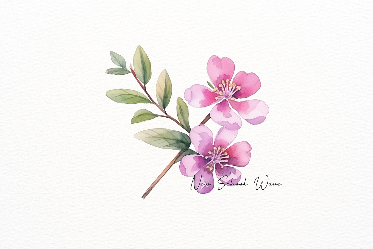 Watercolor Medicinal Flowers Clipart, a Decorative Illustration by New-School-Wave (Photo 2 of 5)