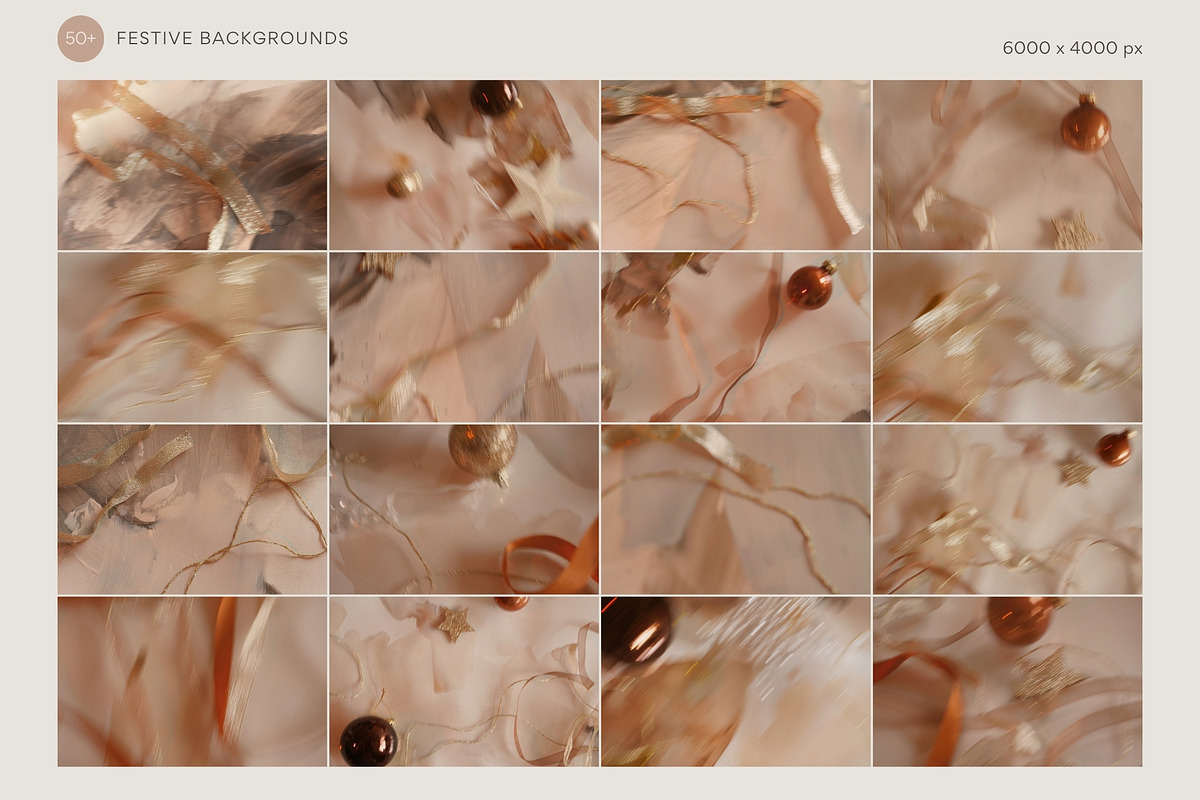 Aesthetic Gold Christmas Backgrounds, a Background Graphic by eclosque (Photo 35 of 36)