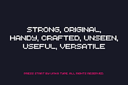 PressStart Pixel Game Font, a Sans Serif Font by alpercakici (Thumbnail 11 of 13)