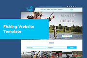 Fishing Website Template, a HTML Template by Ordasoft (Thumbnail 1 of 3)