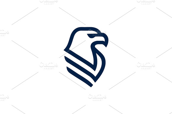 Eagle outline symbol Eagle preview 2