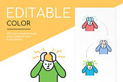 Mental Health Highlight Icons Bundle, an Outline Icon by Boyko Pictures (Thumbnail 4 of 12)