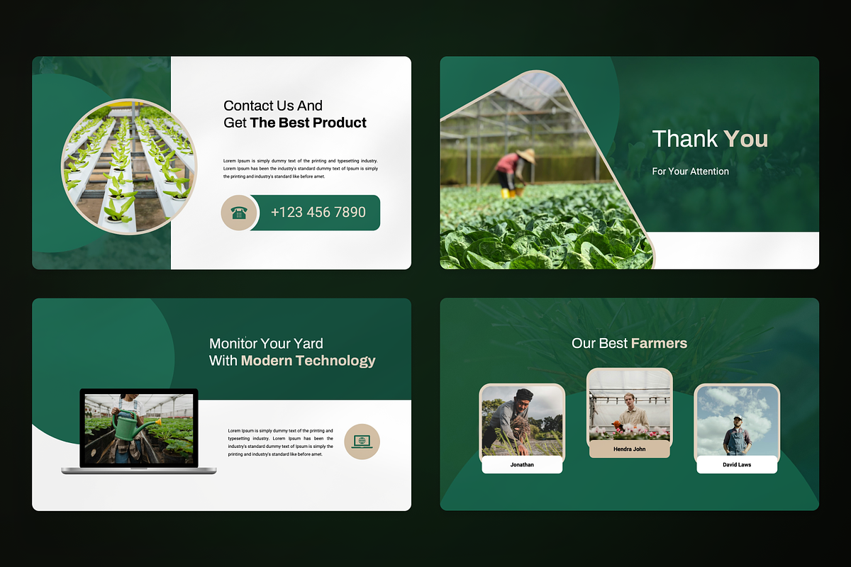 Sustainable Agriculture Google Slide, a Presentation Template by SquidPixey (Photo 4 of 7)