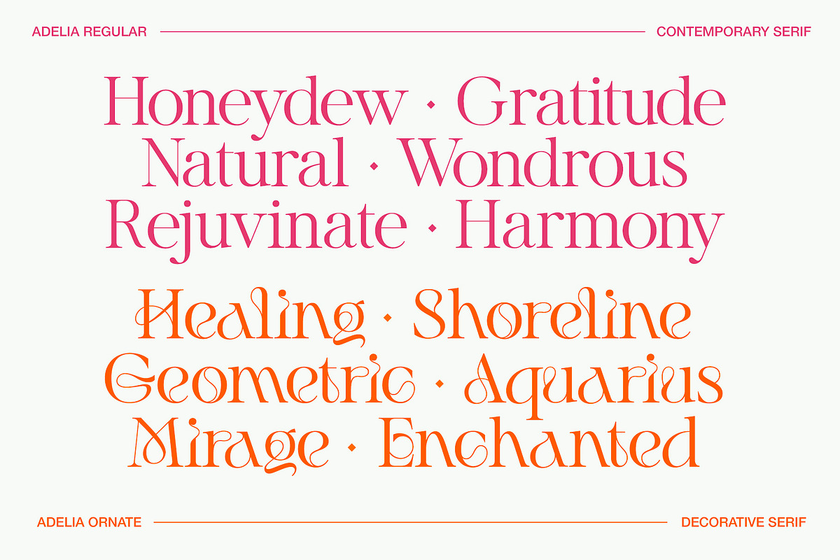 Adelia Mixable Serif, a Serif Font by Sam Parrett (Photo 10 of 11)