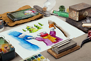 Christmas Clipart Watercolor, an Illustration by denisespinoza (Thumbnail 5 of 7)