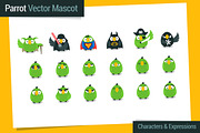 Parrot - Vector Website Mascot, an Animal Illustration by wowu (Thumbnail 4 of 5)