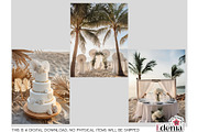 Beach Wedding Papers Sublimation, a Wallpaper Graphic by EdeniaArtStudio (Thumbnail 9 of 15)