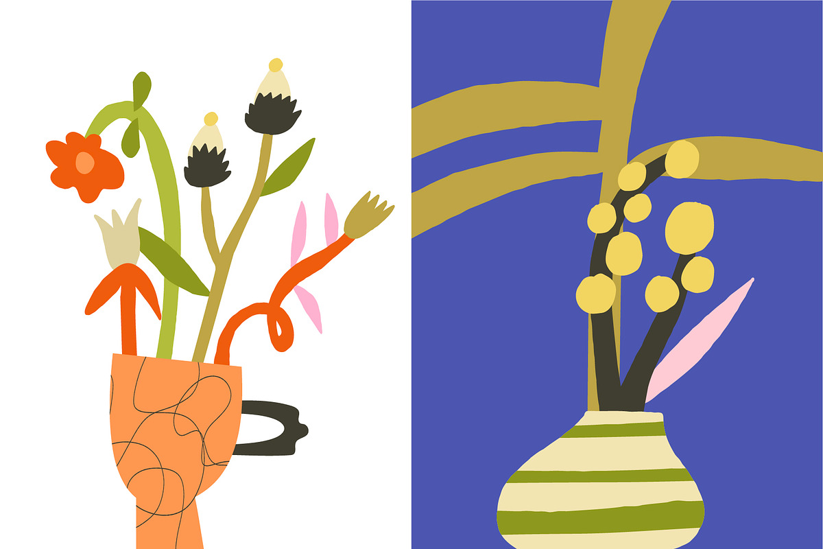 Bloom Season Summer Floral Clipart, a Decorative Illustration by Olia (Photo 8 of 12)
