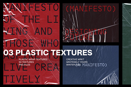 03: Plastic Wrap Textures Bundle