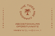 Sunset Cove Typeface, a Handwritten Font by olinevod (Thumbnail 3 of 4)