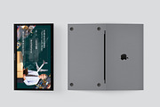 Laptop Business Card - Logistics, a Business Card Template by TheFeture (Thumbnail 4 of 5)