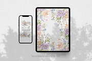 Bloom | Vivid Florals Watercolor, a Decorative Illustration by slowlivecreate (Thumbnail 6 of 6)