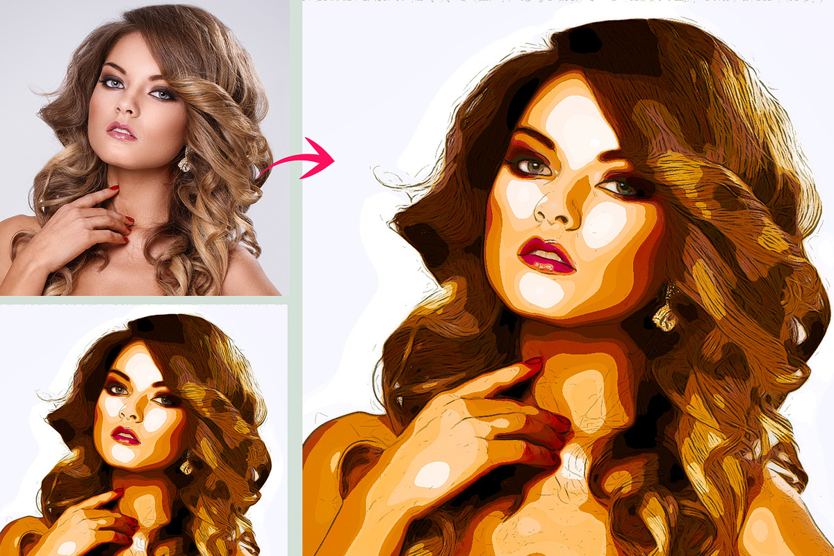 Abstract Art Photoshop Action, an Action Add-On by MRI STUDIO (Photo 6 of 16)