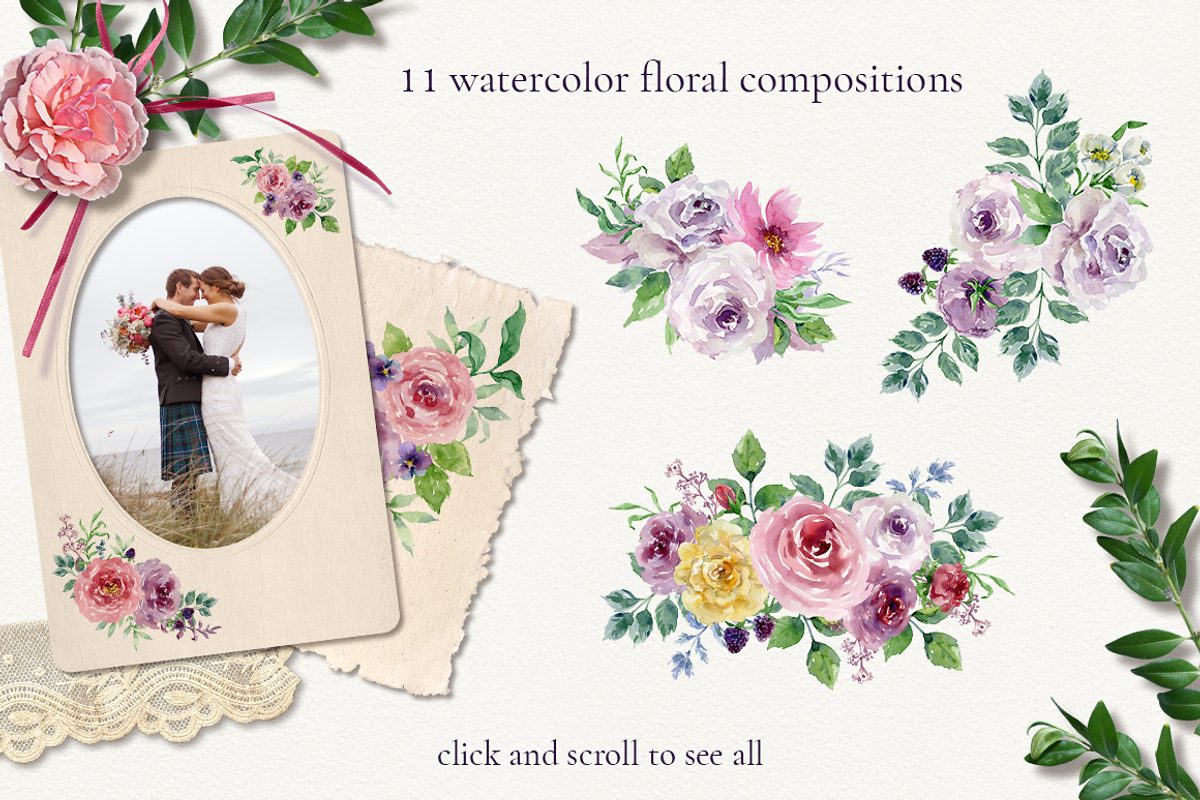 English garden, a Decorative Illustration by long summer (Photo 3 of 8)