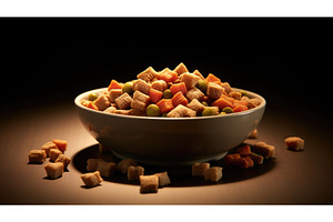 healthy dog food ai generated, a Food & Drink Photo by pikepicture