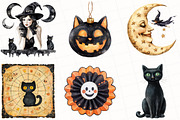 Vintage Halloween Décor Clipart, an Illustration by OK Design (Thumbnail 4 of 5)