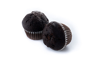 Homemade chocolate muffins, a Food & Drink Photo by etorres69