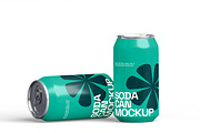 Soda Can Mockup, a Packaging Mockup by renderstockmarket (Thumbnail 2 of 4)