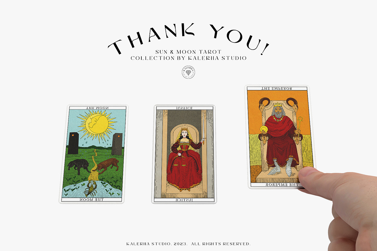 Tarot Sun & Moon - Complete Deck, an Object Illustration by Kaleriia (Photo 11 of 11)