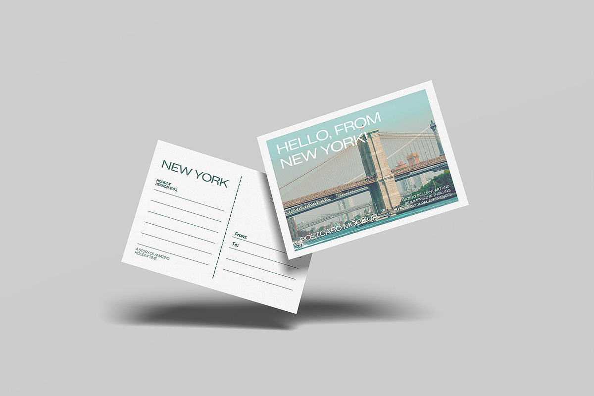 Postcard Mockup, an Advertising Mockup by graphicsecond (Photo 4 of 6)
