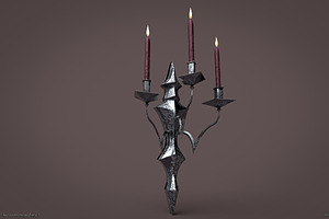 Chandelier 3d Model Game Ready