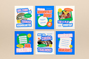 Kindergarten Education Instagram Set, a Social Media Template by graphicook (Thumbnail 2 of 3)