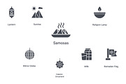 Ramadan Kareem Glyph, an Outline Icon by Color Cubes (Thumbnail 6 of 6)