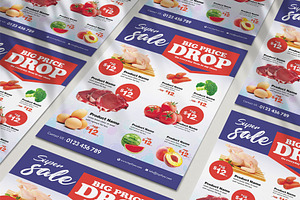 Supermarket Grocery Flyer Template