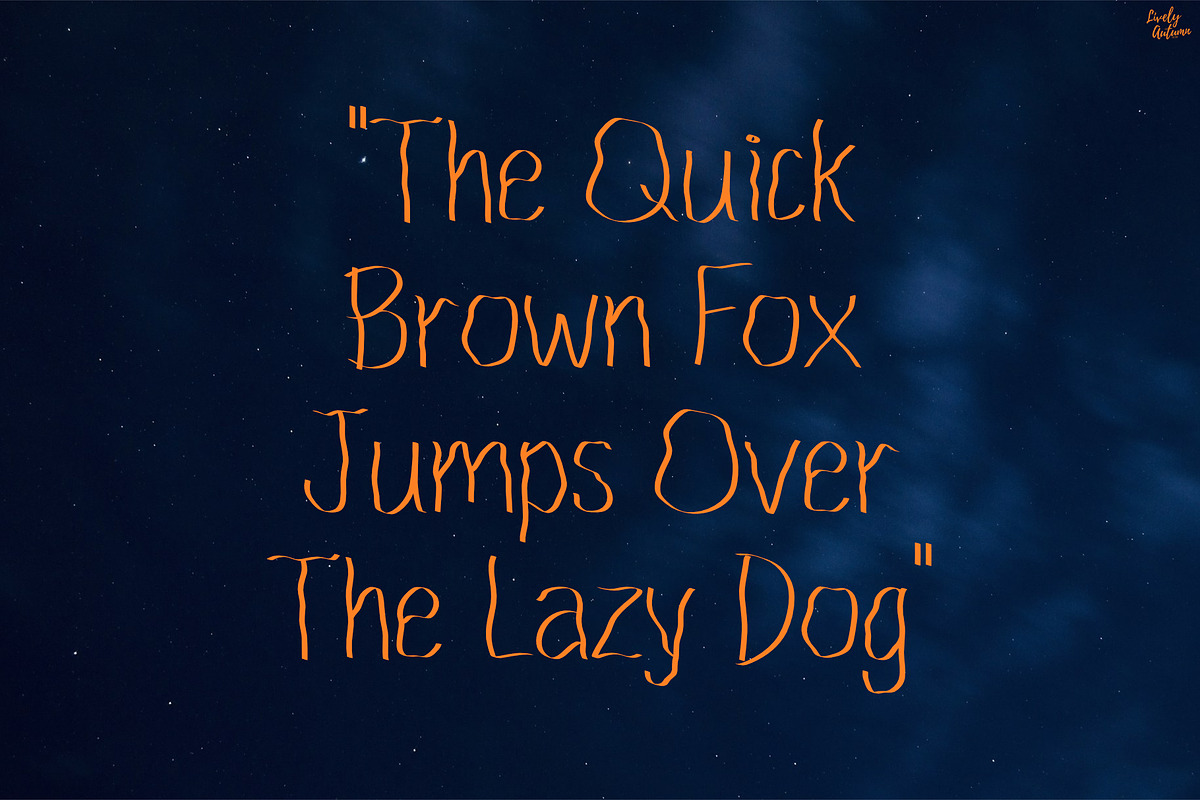 Ghost Ink | Shaky Handwritten font, a Handwritten Font by LivelyAutumn11.11 (Photo 4 of 5)