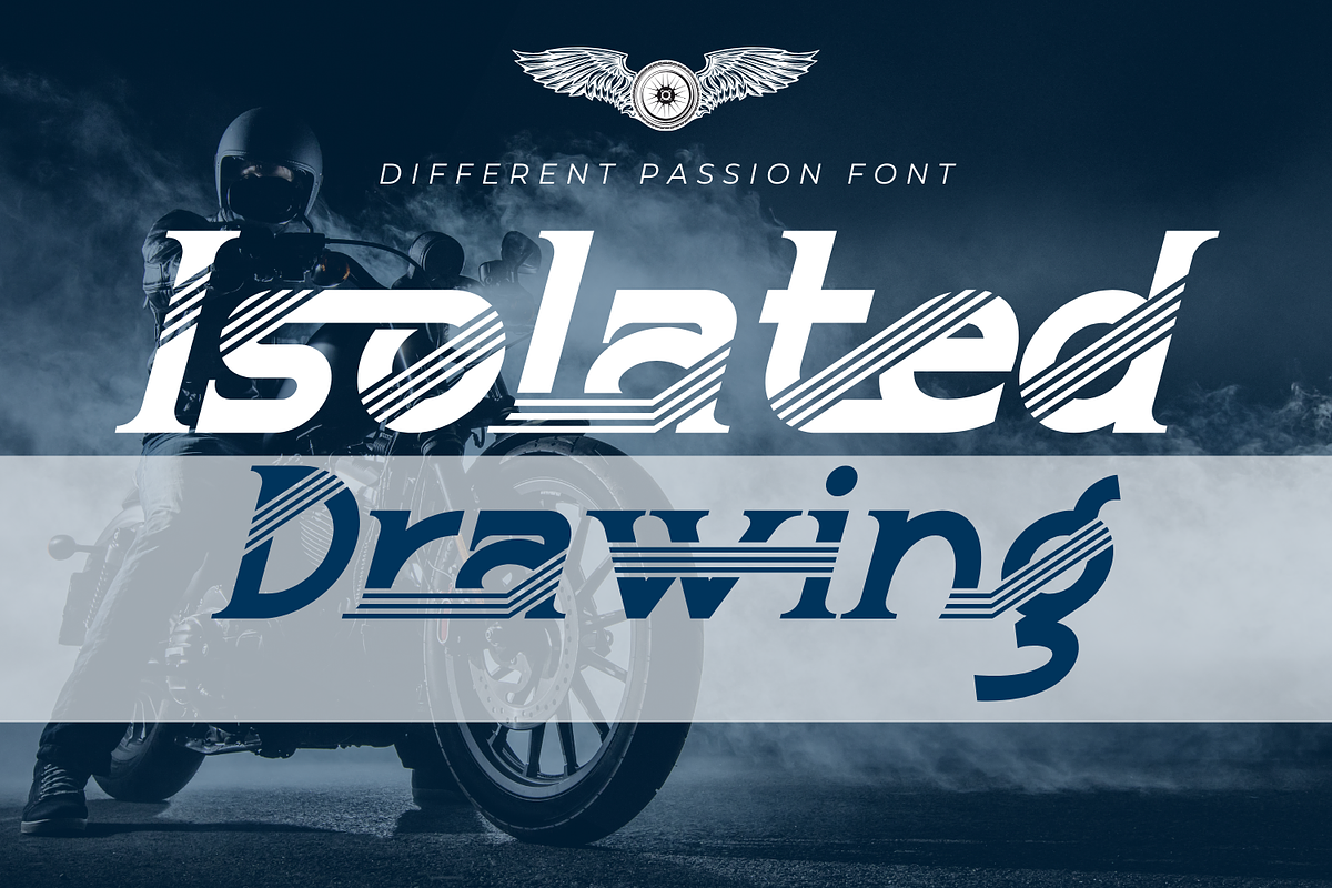 Different Passion - Striped Font, a Serif Font by 177Studio (Photo 4 of 8)
