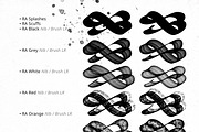 Flat Lettering Brushes. Procreate, a Brush Add-On by Diacritics (Thumbnail 3 of 8)
