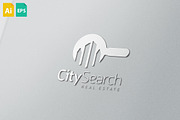 City Search Logo, a Branding & Logo Template by Schneider Design Store (Thumbnail 1 of 2)