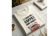 Coffee Chaos Cute Quote SVG Design, an Object Illustration by Annudesign (Thumbnail 1 of 10)