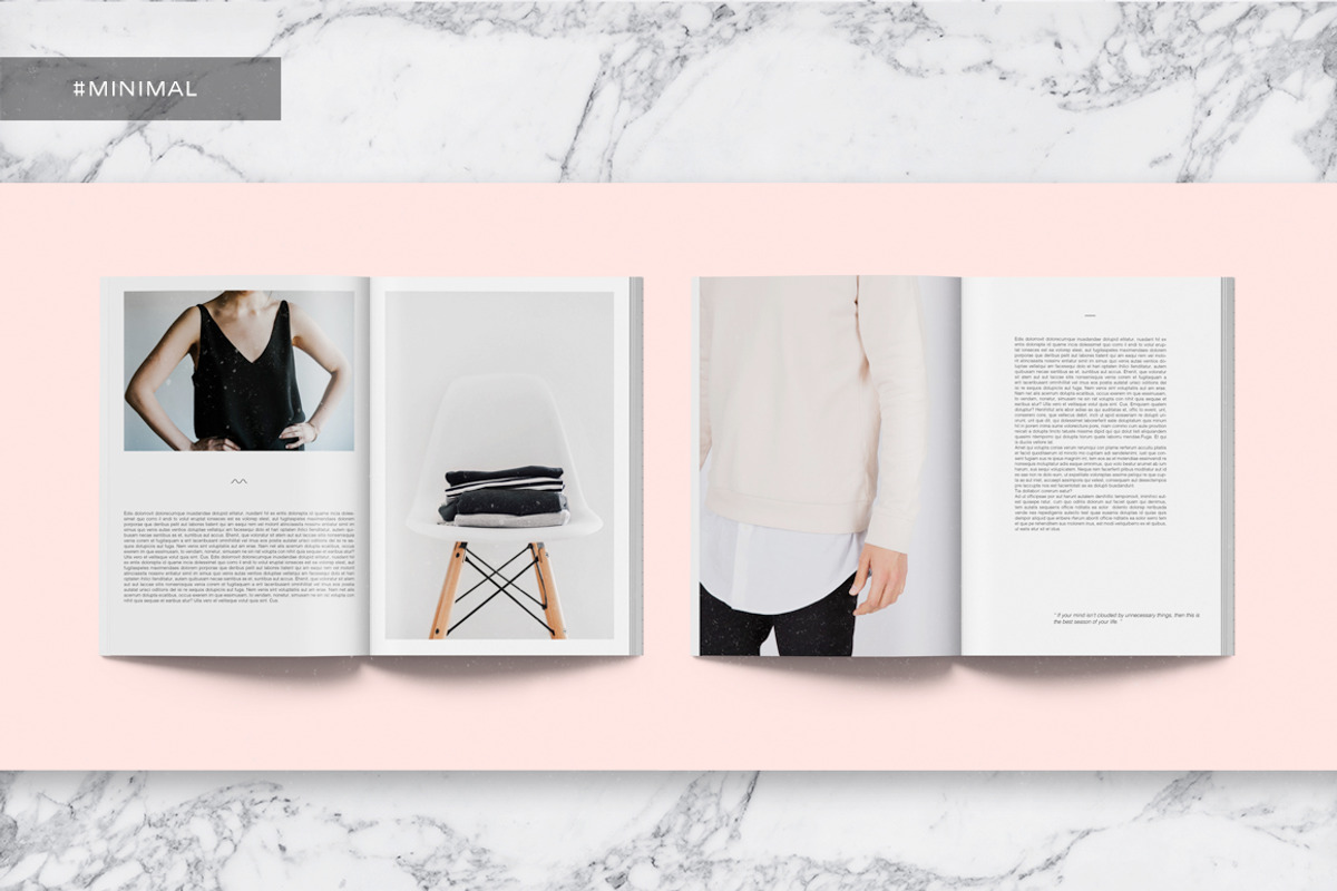 Minimal Magazine Template, a Magazine Template by n.A Studio (Photo 5 of 9)