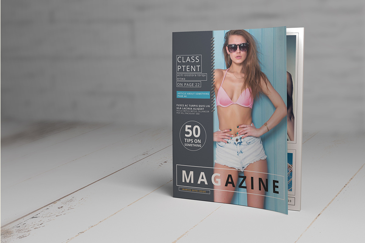 Magazine / Brochure Mockups, a Print Template by pmvch (Photo 2 of 11)