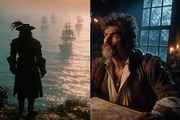 45 Vintage Pirate Stock Photos, a Person Illustration by Incomelion (Thumbnail 7 of 12)