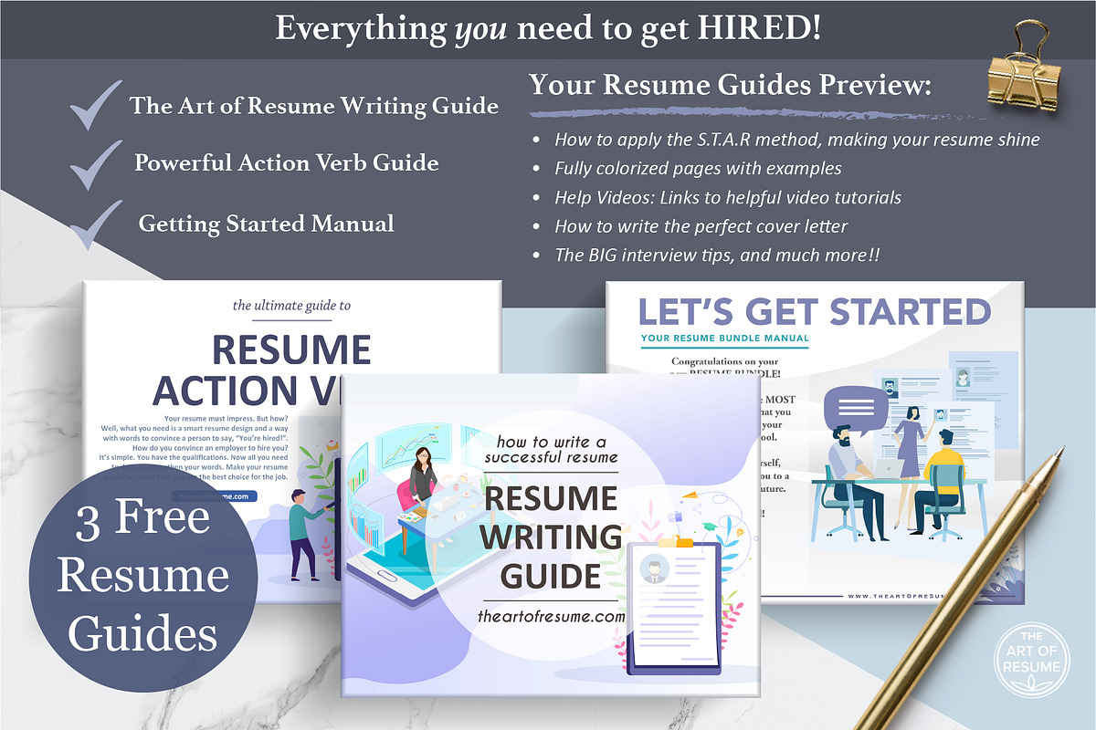 Simple Resume Template, Clean CV, a Resume Template by The Art of Resume (Photo 8 of 8)
